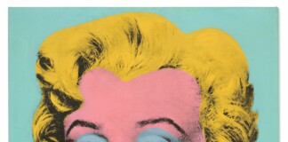 Andy Warhol, Shot Sage Blue Marilyn, 1964. Courtesy Christie's Imaged Ltd.