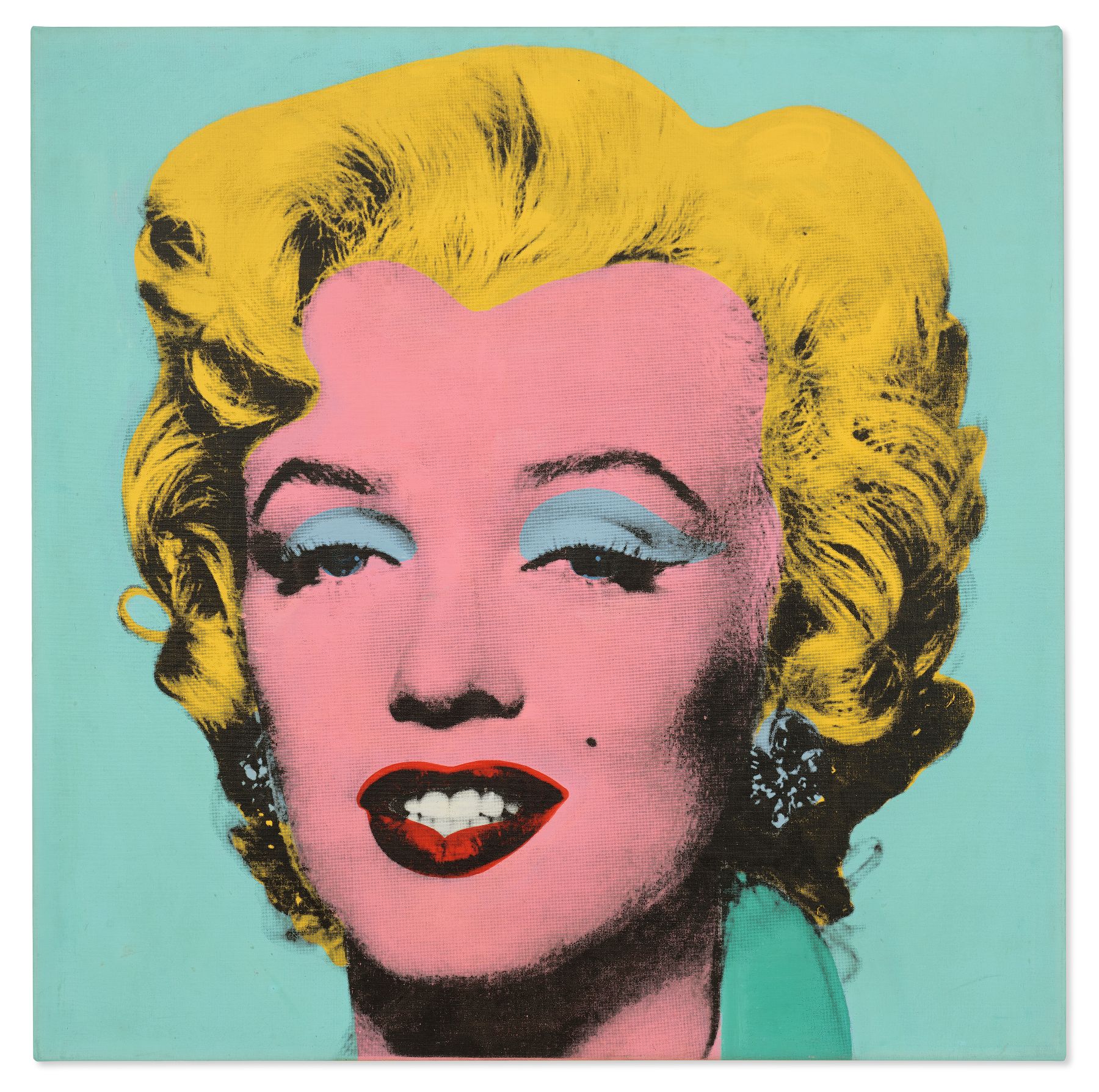 Andy Warhol, Shot Sage Blue Marilyn, 1964. Courtesy Christie's Imaged Ltd.
