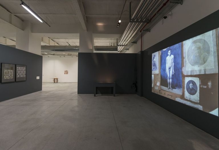 Yervant Gianikian & Angela Ricci Lucchi. Inarchiviabile. Installation view at FM centro per l'arte contemporanea, Milano 2016