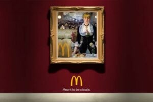 Il cibo di McDonald’s irrompe nei quadri impressionisti