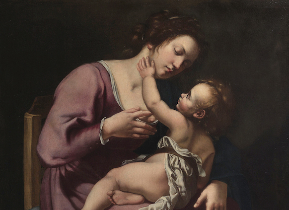 La Madonna con Bambino di Artemisia Gentileschi va in asta a Roma