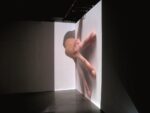 Daniele Puppi Fatica n. 26, 2004 installazione 2 videoproiettori, 2 BrightSign, mixer audio, 2 diffusori, 2 subwoofers, 60' Collezione privata (veduta dell'installazione nella mostra "Italy Made in Art: Now", Museum of Contemporary Art, Shanghai 2006) • Opera in mostra al Palazzo delle Esposizioni