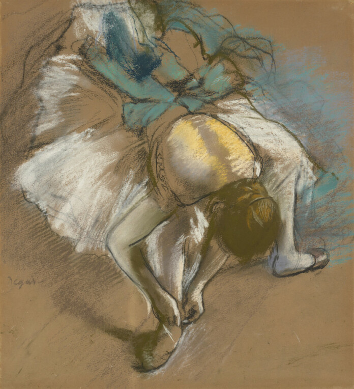 Edgar Degas, Danseuse attachant son chausson, 1887. Courtesy Christie's Images Ltd.