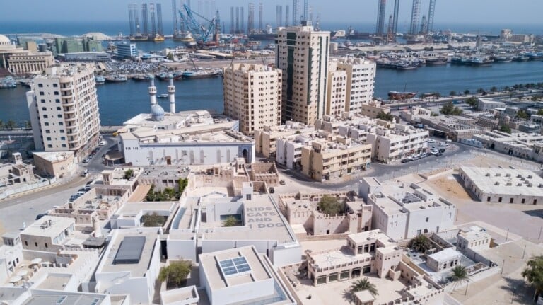 Al Mureijah Square (Aerial view), 2017. Image courtesy of Sharjah Art Foundation