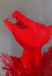 Alessio de Girolamo, Wolf, 2022, acrilico su cartoncino, 40x50 cm