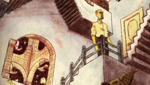 Le geometrie di Escher in un nuovo fumetto