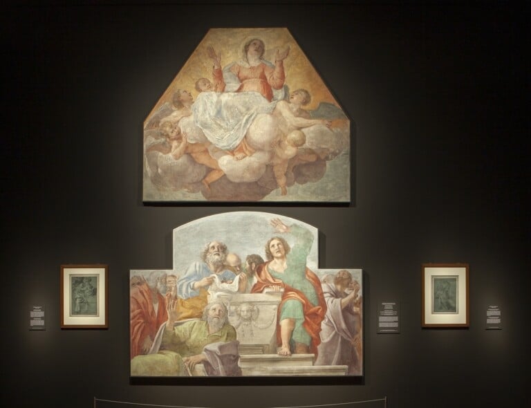 Annibale Carracci. Gli affreschi della Cappella Herrera. Exhibition view at Museo Nacional del Prado, Madrid 2022