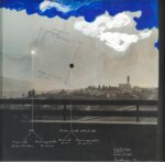 Antonio Scaccabarozzi, 1979 Misura Distanza, Finestra, 1979, foto e pittura su tavola, 48x48 cm. Collezione privata