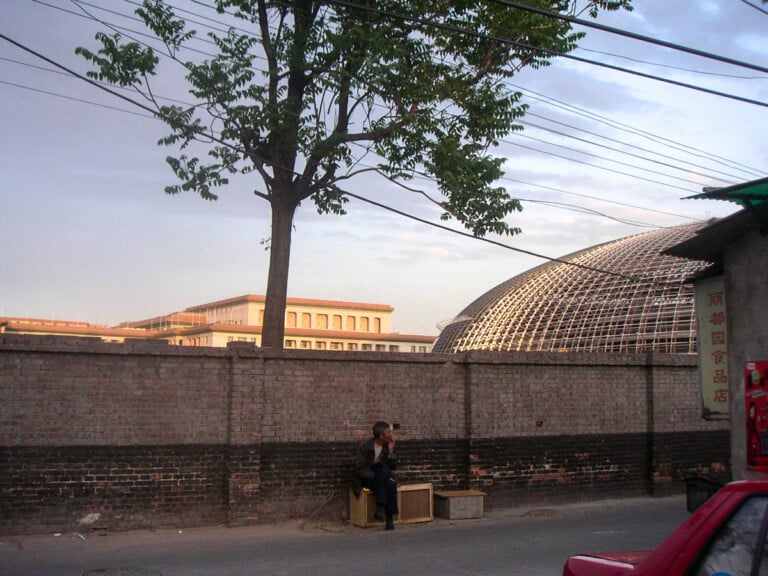 Aurelien Chen, dalla serie Edifici iconici di Pechino, 2008, OMA, CCTV Tower © Aurelien Chen