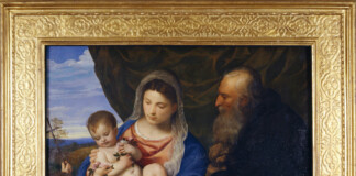 Tiziano, Madonna delle rose, crediti Uffizi