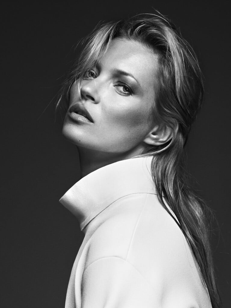 Bryan Adams, Kate Moss, White coat, London 2013, © Bryan Adams