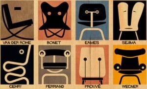 Chairportrait: 30 volti per 30 sedie iconiche