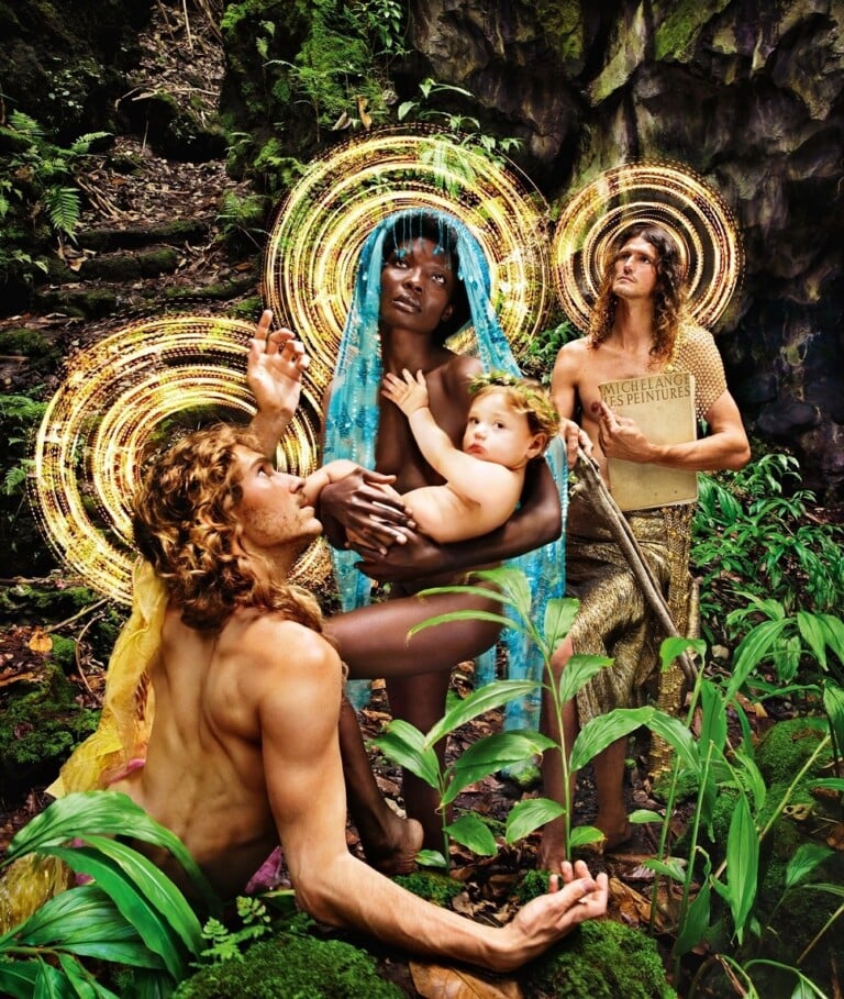 David LaChapelle, The Holy Family with St. Francis, Hawaii 2019 © David LaChapelle