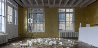 Davide Sgambaro, Too much and not the mood (pop), 2022, installation view 9 French Place, Londra
