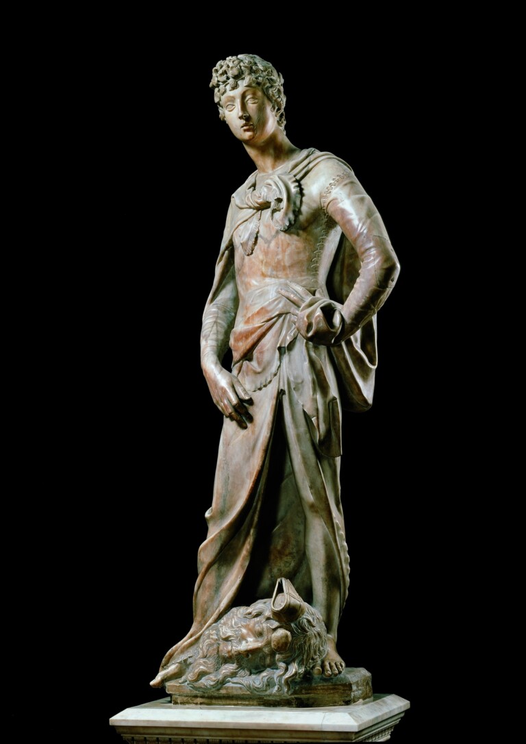Donatello, David vittorioso, 1408-1409 – 1416. Firenze, Museo Nazionale del Bargello. Su concessione del Ministero della Cultura. Photo Bruno Bruchi
