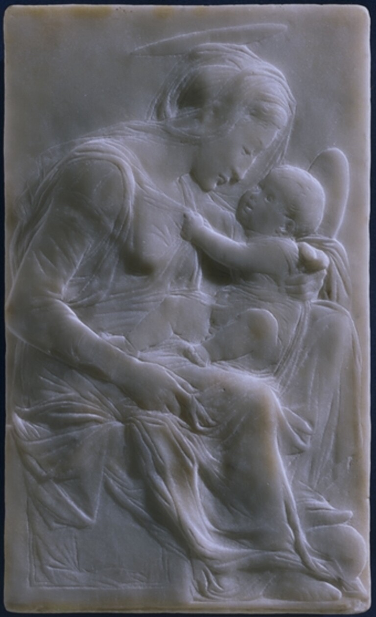 Donatello, Madonna col Bambino (Madonna del Pugliese – Dudley), 1440 ca.. Londra, Victoria and Albert Museum