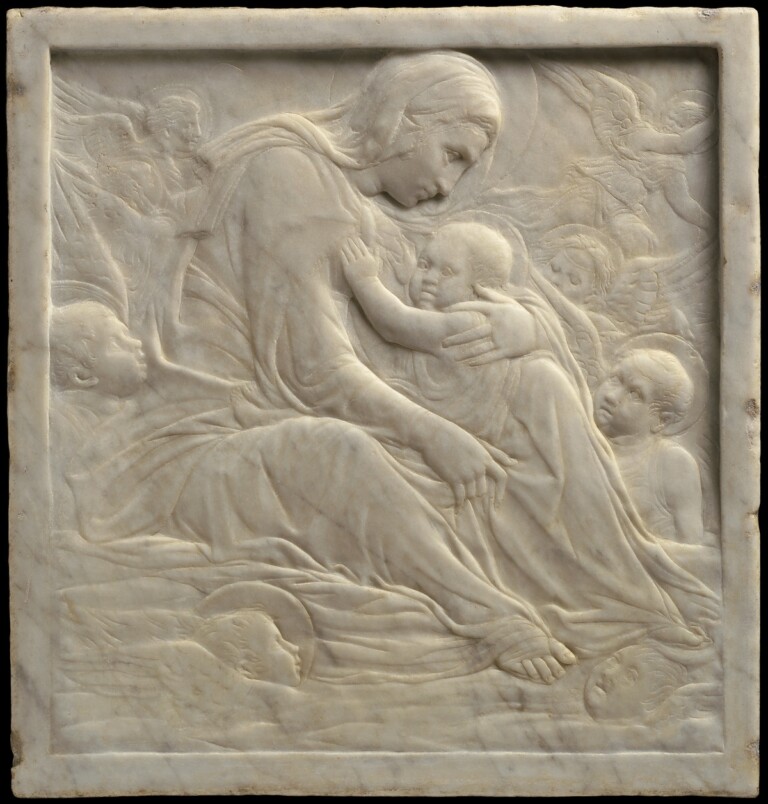 Donatello, Madonna col Bambino (Madonna delle nuvole), 1425-30 ca.. Boston, Museum of Fine Arts. Photo © 2022 Museum of Fine Arts, Boston