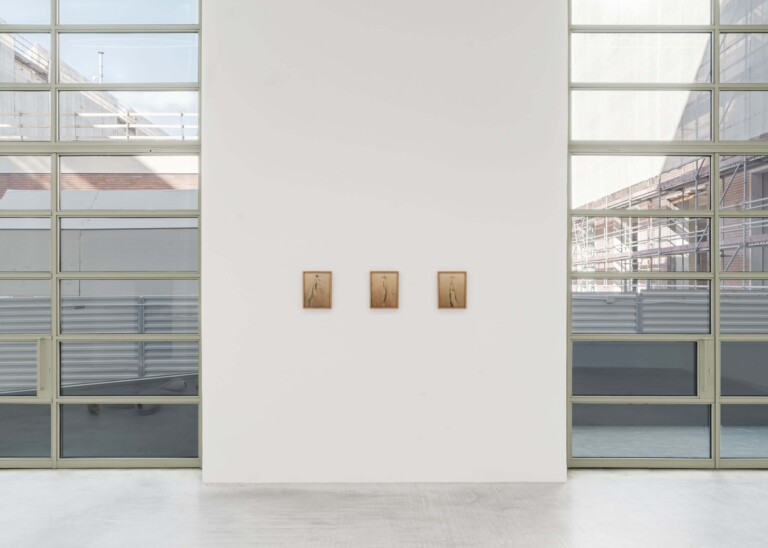 Eva Löfdahl, Untitled, 2021, C print, oak frame, 3 parts, 32x25 cm each. Courtesy the artist & VEDA, Firenze