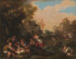 Faustino Bocchi, Lotta contro il gambero, 1730 40 ca., olio su tela © Archivio fotografico Musei di Brescia. FotostudioRapuzzi. Pinacoteca Tosio Martinengo, Brescia