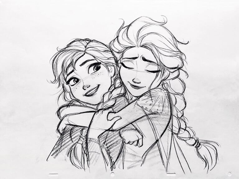 Frozen 2 – Il Segreto di Arendelle, 2019 Jin Kim Concept art Disegno digitale su carta © Disney