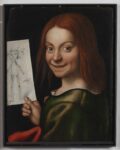 Giovan Francesco Caroto, Ritratto di fanciullo con disegno, 1515-20, olio su tavola, 37 x 29 cm. Verona, Musei Civici – Museo di Castelvecchio © Gardaphoto, Salò