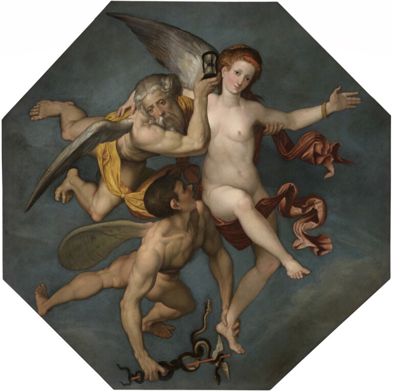 Giovan Francesco Caroto, Veritas Filia Temporis, 1531-34 ca., olio su tela, 178,2 x 179,5 x 3,5 cm. Musei Civici di Verona – Museo di Castelvecchio © Ferruccio Arvedi, 2019