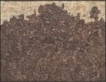 Jean Dubuffet, La butte aux visions, 23 agosto 1952, olio su masonite, 150 x 194,9 cm. Solomon R. Guggenheim Museum, New York © Jean Dubuffet, VEGAP, Bilbao, 2022