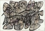 Jean Dubuffet, Parachiffre LXIII, 23 febbraio 1975, pittura vinilica su carta montato su tela, 64,5 x 92,1 cm. Solomon R. Guggenheim Museum, New York © Jean Dubuffet, VEGAP, Bilbao, 2022