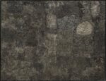 Jean Dubuffet, Substance d'astre, dicembre 1959, foglio di alluminio e pittura a olio su masonite, 150 x 195 cm. Solomon R. Guggenheim Museum, New York © Jean Dubuffet, VEGAP, Bilbao, 2022