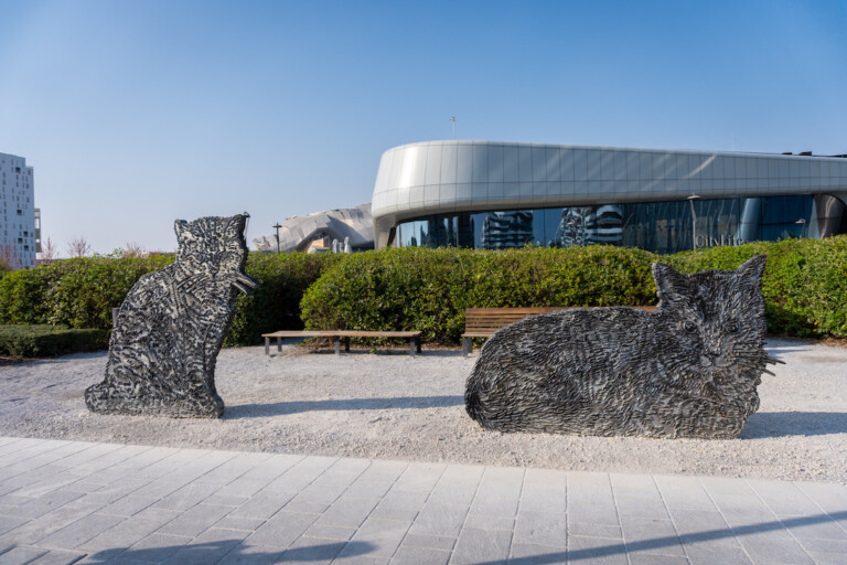 Kiki Smith, Guardiane, 2022, courtesy ArtLine Milano, foto Alberto Fanelli