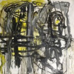 Dipinto olio su tela, Emergency, cm 210x210, 1983