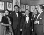 Lucienne Bloch, Frida e Diego in visita a una mostra di ritratti di Lionel Reiss a New York, 1933