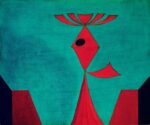 Lucio Saffaro, Il magnifico signore (opus I), 1954, olio su tela. Fondazione Saffaro, Bologna