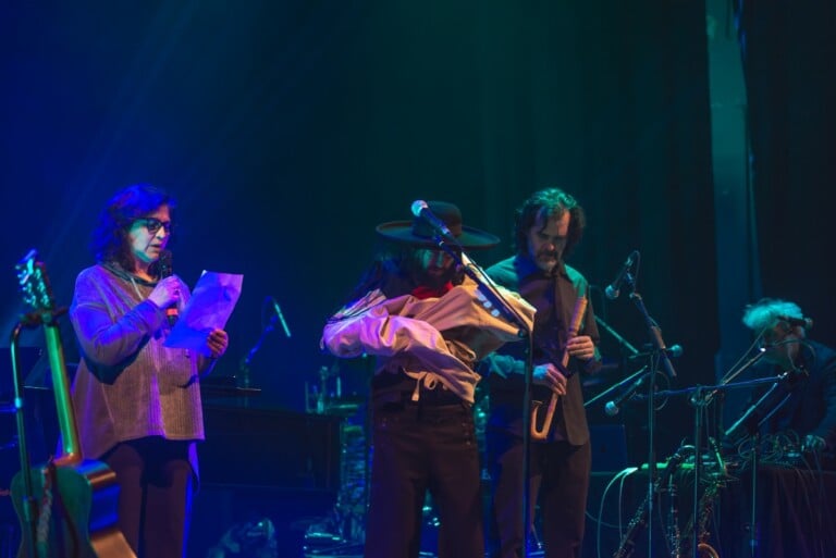 Mariangela e Vinicio Capossela sull'ospedale psichiatrico di Volterra al Teatro Persio Flacco di Volterra, (credit Nico Rossi)