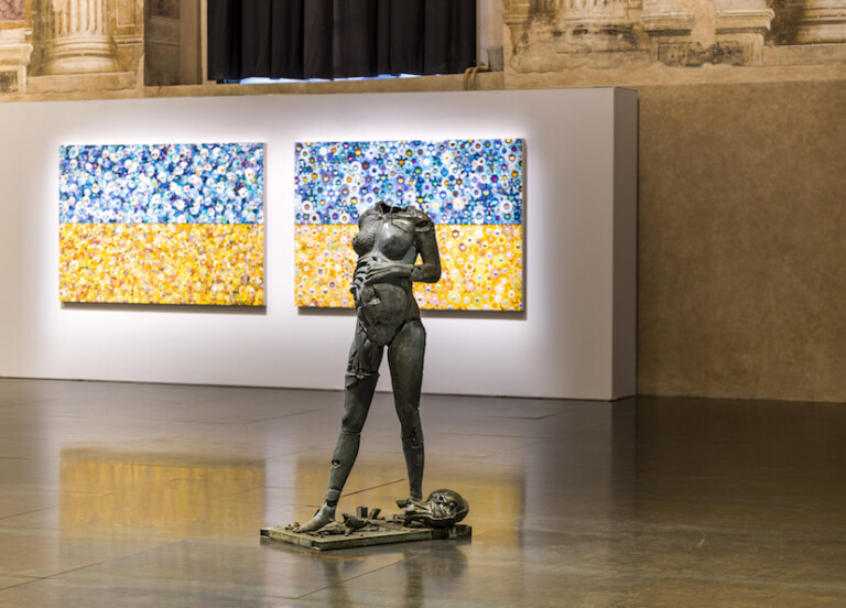 Takashi Murakami e Damien Hirst, This is Ukraine: Defending Freedom, mostra a Venezia