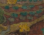 Vincent van Gogh, Olive Trees on a Hillside, October 1889, Oil on canvas, 33 × 40,5 cm, Van Gogh Museum, Amsterdam (Vincent van Gogh Foundation)