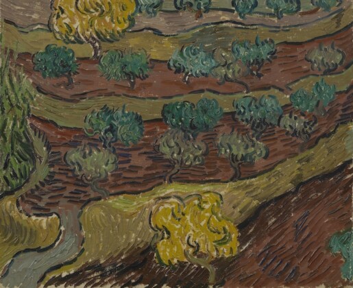Vincent van Gogh, Olive Trees on a Hillside, October 1889, Oil on canvas, 33 × 40,5 cm, Van Gogh Museum, Amsterdam (Vincent van Gogh Foundation)