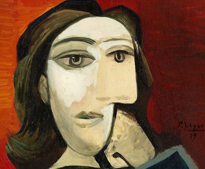 Pablo Picasso, Ritratto di Dora Maar. Courtesy Sotheby's (dettaglio)