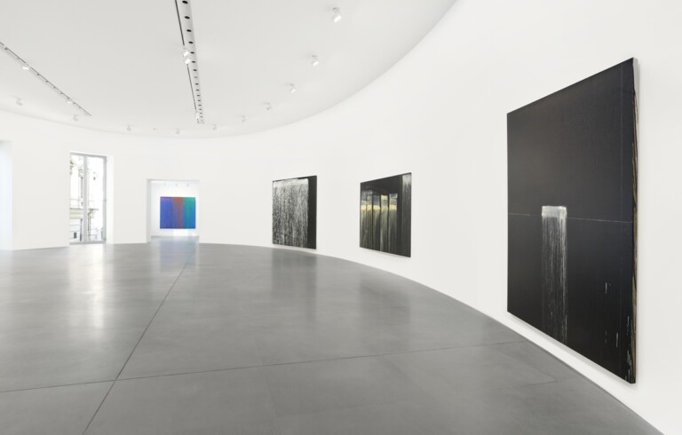 Pat Steir. Paintings. Exhibition view at Gagosian, Roma 2022 © Gagosian & l'artista. Photo Matteo D'Eletto M3 Studio