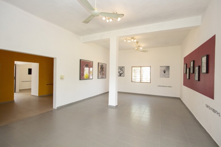 Perspectives. Exhibition view at Le Centre, Cotonou. Courtesy Le Centre