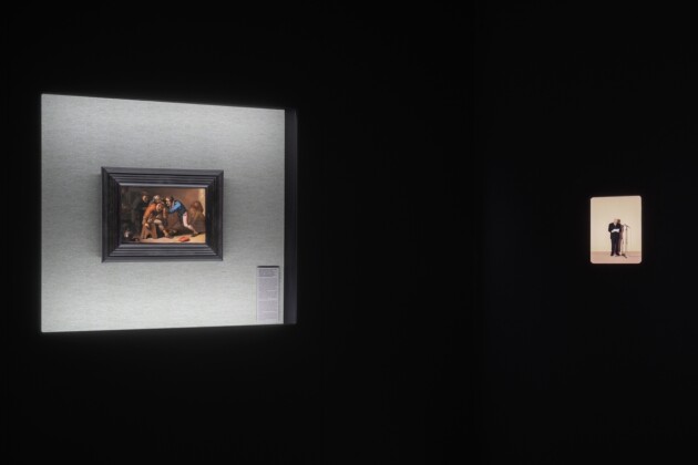 Pieter Jansz Quast, L’estrazione della pietra, 1630 ca., olio su rame. Kunstmuseum St. Gallen, St. Gallen. Installation view at Fondazione Prada, Venezia. Photo Marco Cappelletti