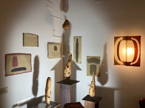 Roberto Mannino. Fluens Charta. Exhibition view at Spazio Atelier, Roma 2022