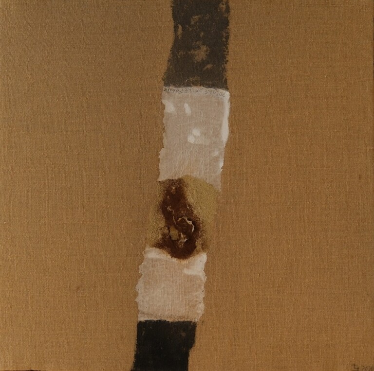 Romano Sambati, Dolore delle foglie, 2020, cm 93x93