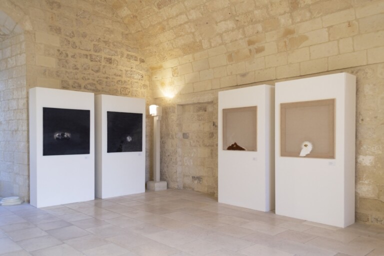 Romano Sambati. Dolore delle foglie. Exhibition view at Castello Carlo V, Lecce 2022. Photo Valeri Gaetani