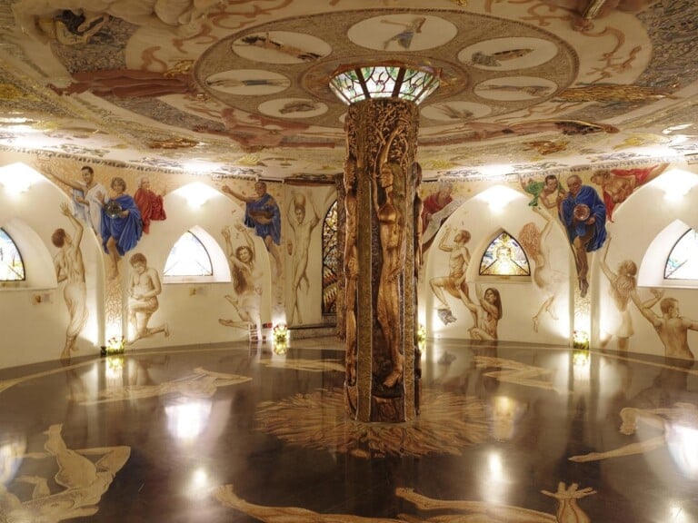 Tempio sotterraneo della Federazione di Damanhur, Vidracco. Photo © Silvia Camporesi