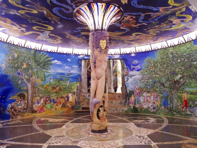 Tempio sotterraneo della Federazione di Damanhur, Vidracco. Photo © Silvia Camporesi