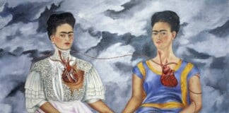 The Two Fridas, 1939, Frida Kahlo, Museo de Arte Moderno, Photo © Bridgeman Images