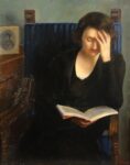 Tullia Socin, Donna che legge, 1933, olio su tela, 90x71,5 cm. Courtesy Fondazione Socin. Photo Fanni Fazekas