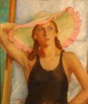 Tullia Socin, La bagnante, 1934-35, olio su tavola, 70x60 cm. Courtesy Fondazione Socin. Photo Fanni Fazekas