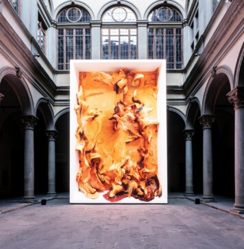 Refik Anadol, Machine Hallucinations - Renaissance Dreams (2022) a Palazzo Strozzi